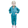 Костюм детский (толстовка с капюшоном и брюки), материал: футер петля однотонный