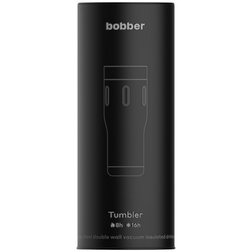 Термостакан Tumbler 470, вакуумный, черный