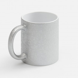 Кружка для сублимационной печати Sagredo, серебристая