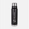 Термос Relaxika 1000 со стикерпаком, черный