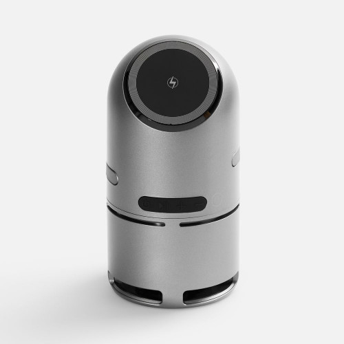 Bluetooth-колонка с беспроводной зарядкой Droid, серая