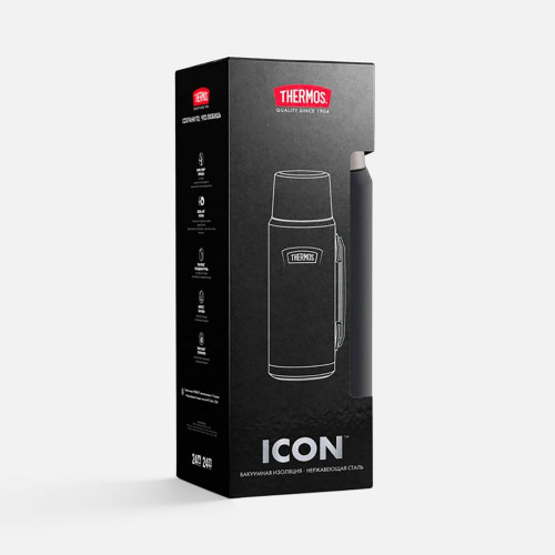 Термос Icon 1200, черный