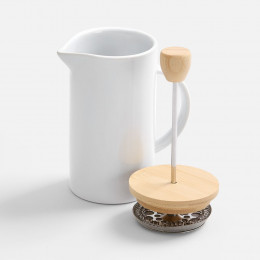 Френч-пресс Ceramero, белый