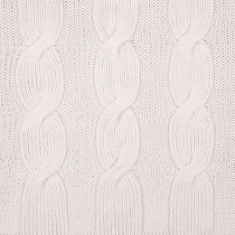 Плед Snefald, жемчужно-белый