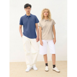 Рубашка поло женская Pulse Women, синяя (деним)