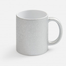 Кружка для сублимационной печати Sagredo, серебристая