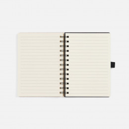 Блокнот на спирали Intrigo, белый