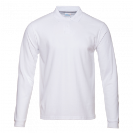 Рубашка поло унисекс STAN длинный рукав хлопок 185, 104LS