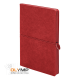 Ежедневник недатированный Fusion красный 