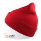 Шапка вязаная  двойная Wind-S красный 